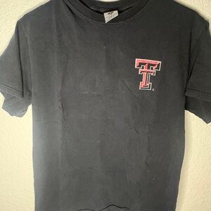 Texas Tech Red Raiders Faded Black Tee | Varsity Bookstore | Size Small